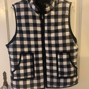 Staccato Buffalo plaid vest